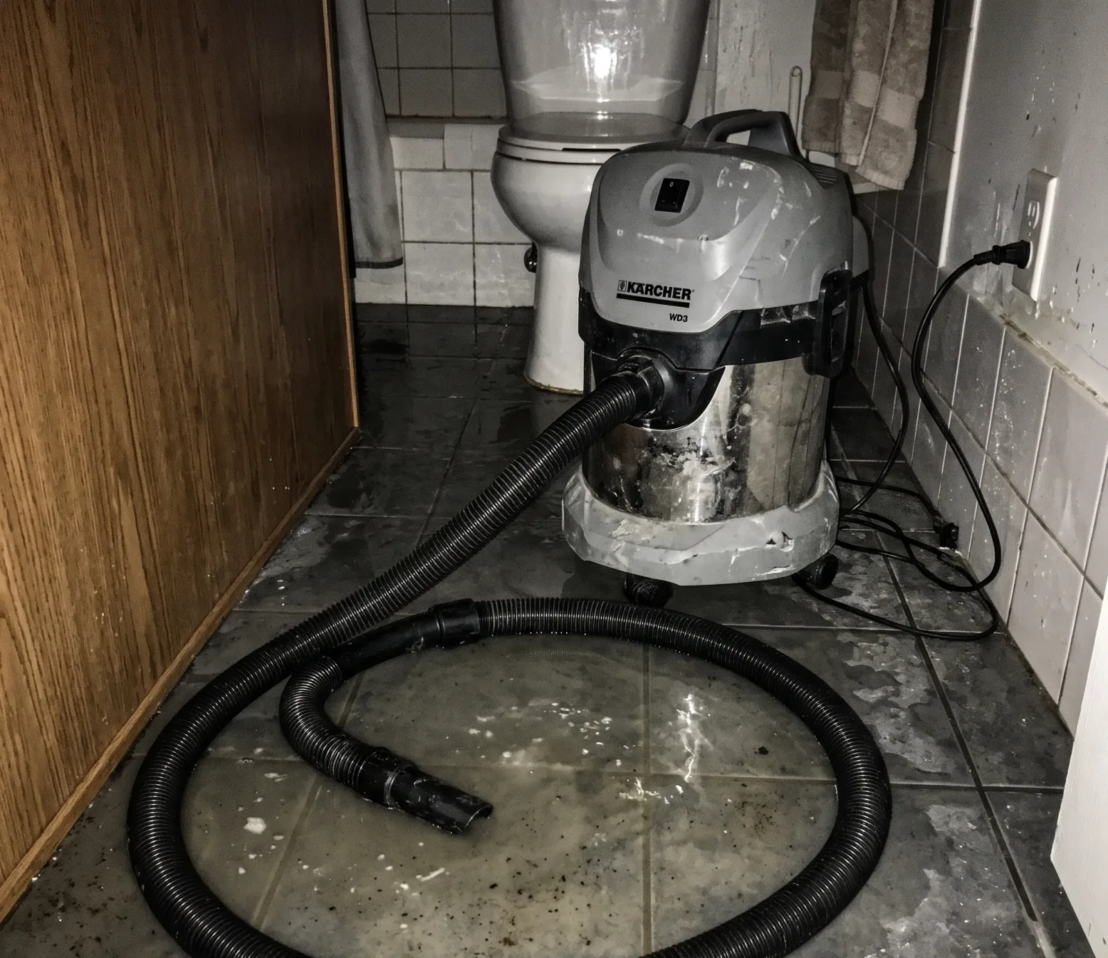 Water extraction for a home in Centennial being checked over